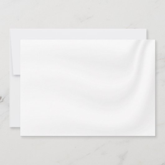 自分空白のの白いサテン招待状を作成 招待状 (正面)