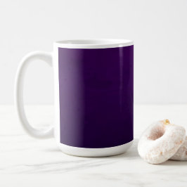 自分空白のの紫のマグカップを作成 コーヒーマグカップ