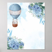 自分空白のの象のホットエアバルーンを作成 ポスター (正面)