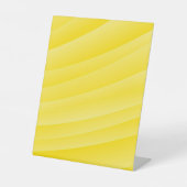 自分空白のの黄色のペデスタル記号を作成する 台座サイン (正面)