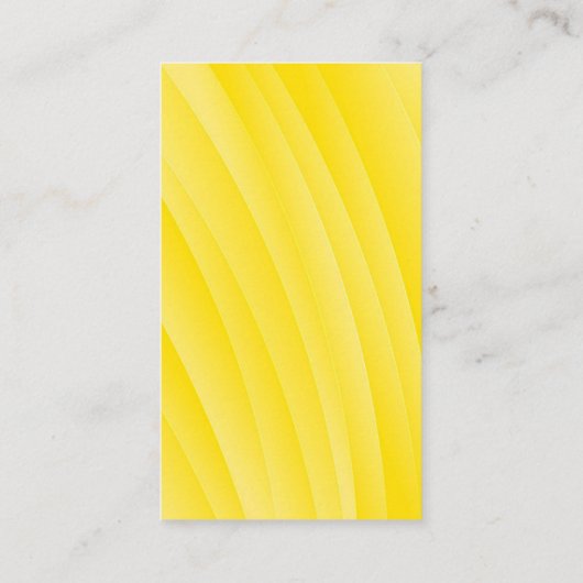 自分空白のの黄色の名刺を作成する 名刺 (裏面)