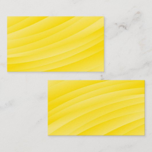 自分空白のの黄色の名刺を作成する 名刺 (正面/裏面)