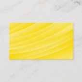 自分空白のの黄色の名刺を作成する 名刺 (正面)