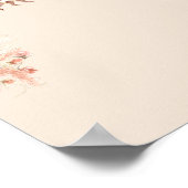 自分空白ののBoho Safari Pampas Grassを作成する ポスター (角)