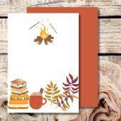 自分空白ののSmoreおもしろい招待状の追加 招待状