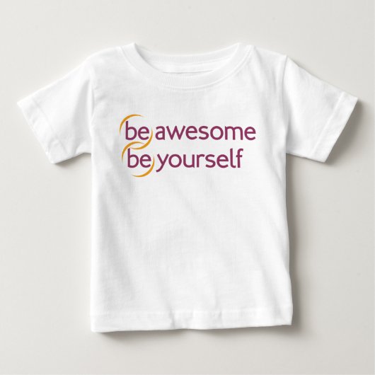 自分素晴らしの服 ベビーTシャツ (正面)