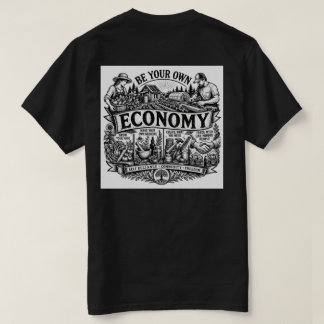 自分経済Tシャツ V2 Tシャツ