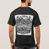 自分経済Tシャツ V2 Tシャツ (裏面)