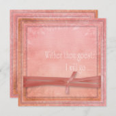 自分結婚が望む 招待状 (正面/裏面)