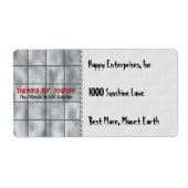 自分考えで ラベル (正面)