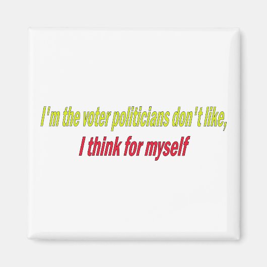 自分考えのために マグネット (正面)