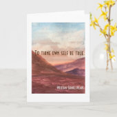 自分自身が真実であること カード (黄色い花)
