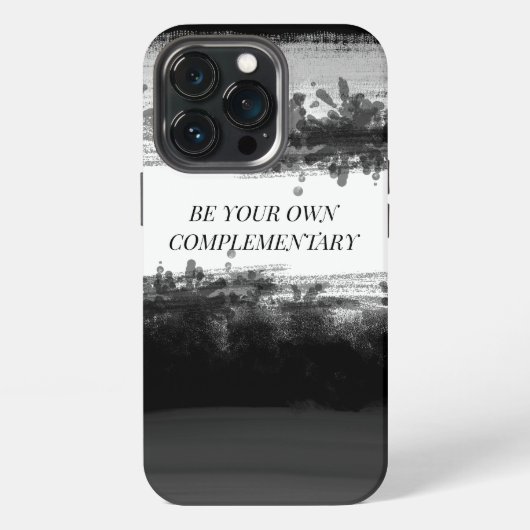 "自分自身が補完し合う" iPhoneケース (裏面)