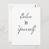 自分自身で生きる ポストカード (正面/裏面)