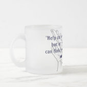 自分自身で フロストグラスマグカップ (左)