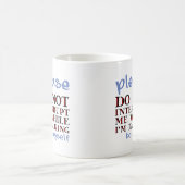自分自身と話す面白いマグカップ コーヒーマグカップ (中央)
