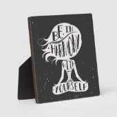 自分自身と調和している フォトプラーク (正面)