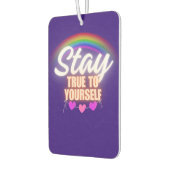 自分自身に忠実であり続ける カーエアーフレッシュナー (左)