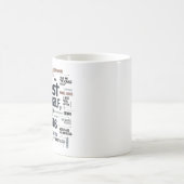 自分自身に投資し、報酬を得る コーヒーマグカップ (中央)