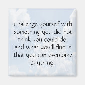 自分自身に挑戦 マグネット (正面)