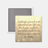 自分自身に挑戦 マグネット (正面/裏面)