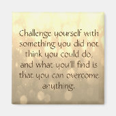 自分自身に挑戦 マグネット (正面)