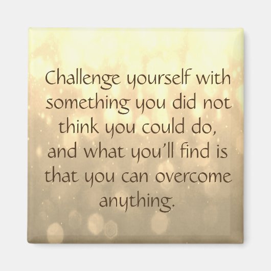 自分自身に挑戦 マグネット (正面)