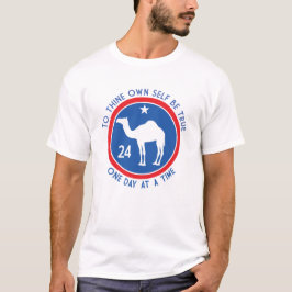 自分自身に正直であれ プエルトリコ リカバリーTシャツ Tシャツ