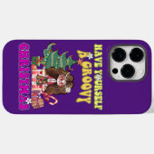 自分自身に素晴らしいおもしろいクリスマス70のスタイルを持つ Case-Mate iPhoneケース (裏面 (横))