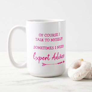 自分自身に話おもしろいす コーヒーマグカップ