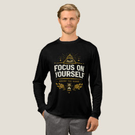 自分自身に集中 - 周りの雑音を無視せよ | 自己成長 トライブレンドＴシャツ