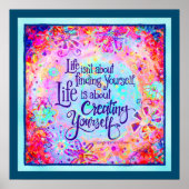 自分自身のインスパイア引用文のインスピレーションを作成 ポスター (正面)