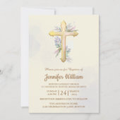 自分自身のバプテスマカスタムを作成する 招待状 (正面)