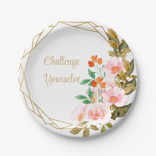 自分自身の巨人に挑戦 ペーパープレート (正面)