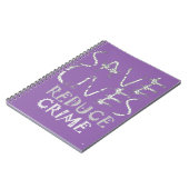 自分自身の減ら犯罪生活を救作る ノートブック (左側)