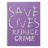 自分自身の減ら犯罪生活を救作る ノートブック (正面)