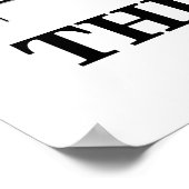 自分自身の考え統計を適用する(Bell Curve Umous) ポスター (角)