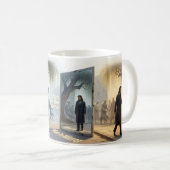 自分自身への気づきへの第一歩は最も勇敢な一歩 コーヒーマグカップ (正面右)