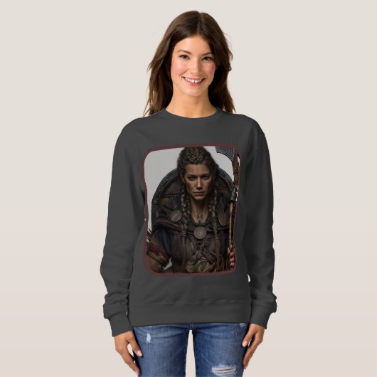 自分自身または誰でも任意のキャラクター スウェットシャツ (正面フル)