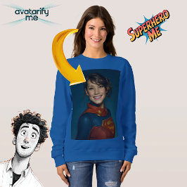 自分自身または誰でも任意のキャラクター スウェットシャツ