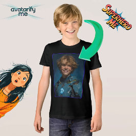 自分自身または誰でも任意のキャラクター トライブレンドＴシャツ