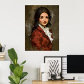 自分自身または誰でも任意のキャラクター ポスター (ホームオフィス)