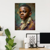 自分自身または誰でも任意のキャラクター ポスター (ホームオフィス)