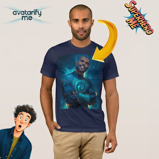 自分自身または誰でも任意のキャラクター Tシャツ