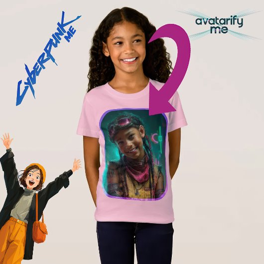 自分自身または誰でも任意のキャラクター Tシャツ