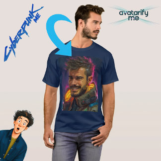 自分自身または誰でも任意のキャラクター Tシャツ