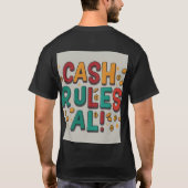 自分自身をスタイル Tシャツ (裏面)