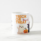 自分自身をトリックまたは治療する コーヒーマグカップ (正面右)