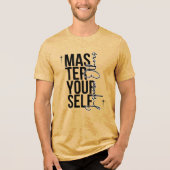 自分自身をマスター トライブレンドTシャツ (正面)