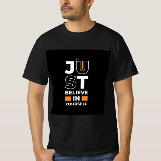 自分自身を信じて Tシャツ (正面)